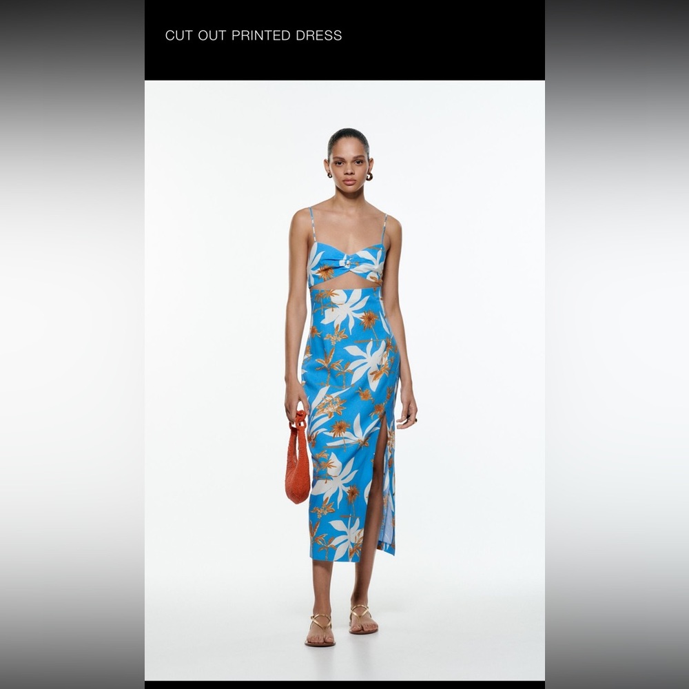BNWT Zara cut out dress